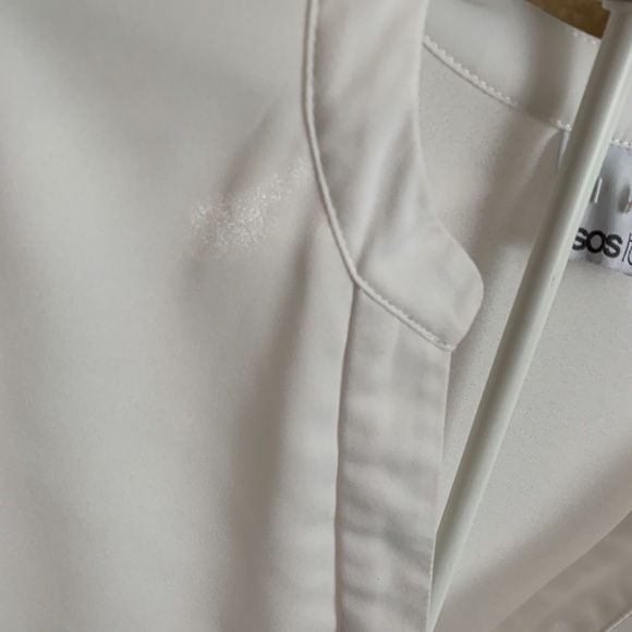 ASOS TALL sheer one button top. Never worn. Retail 75 - Picture 4 of 5